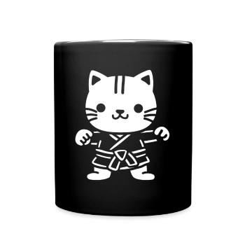 karate - Mug uni - noir - Devant