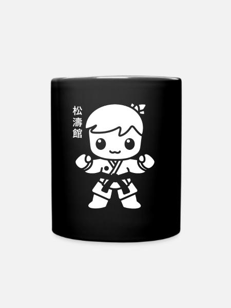karate - Mug uni - noir