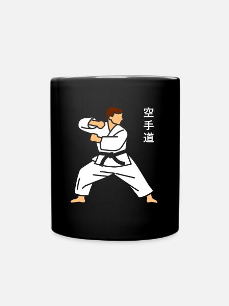 karate - Mug uni - noir