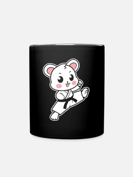 karate - Full Colour Mug - black