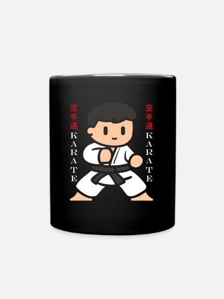 karate - Mug uni - noir