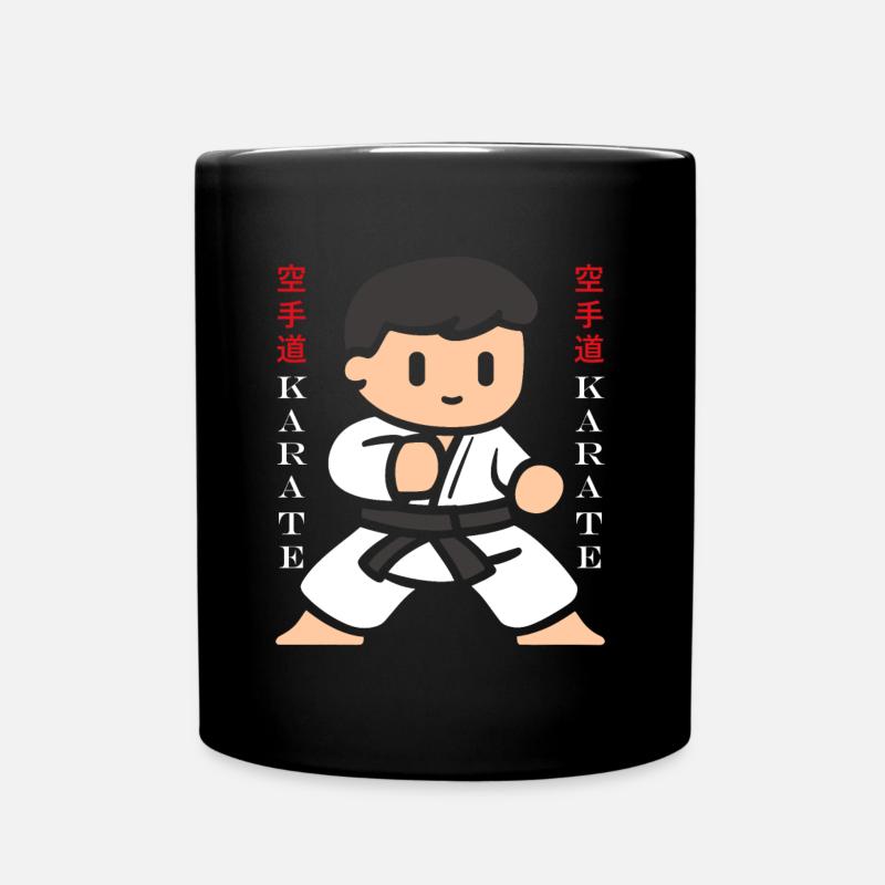 karate - Mug uni - noir