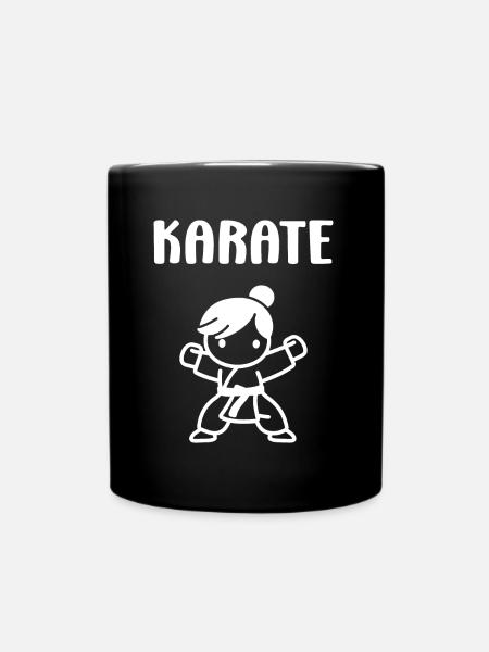 karate - Mug uni - noir