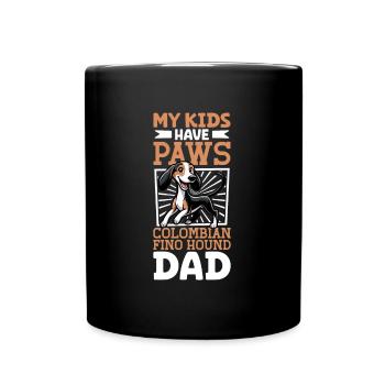 Colombian Fino Hound Dad - Full Colour Mug - black - Front