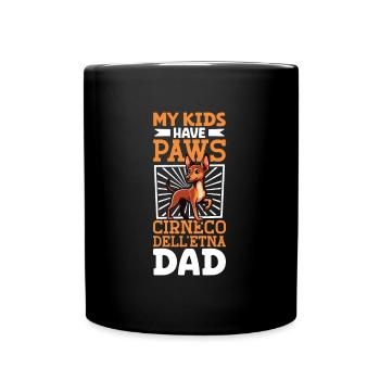 Cirneco dell’Etna Papa - Mug uni - noir - Devant