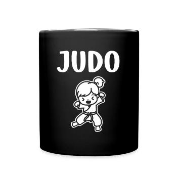 judo - Mug uni - noir - Devant