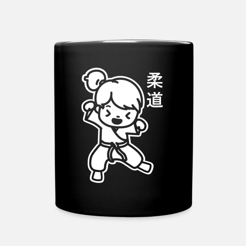 judo - Mug uni - noir