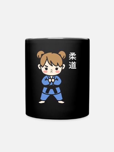 judo - Mug uni - noir