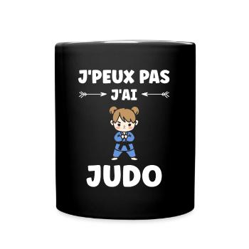 judo - Mug uni - noir - Devant