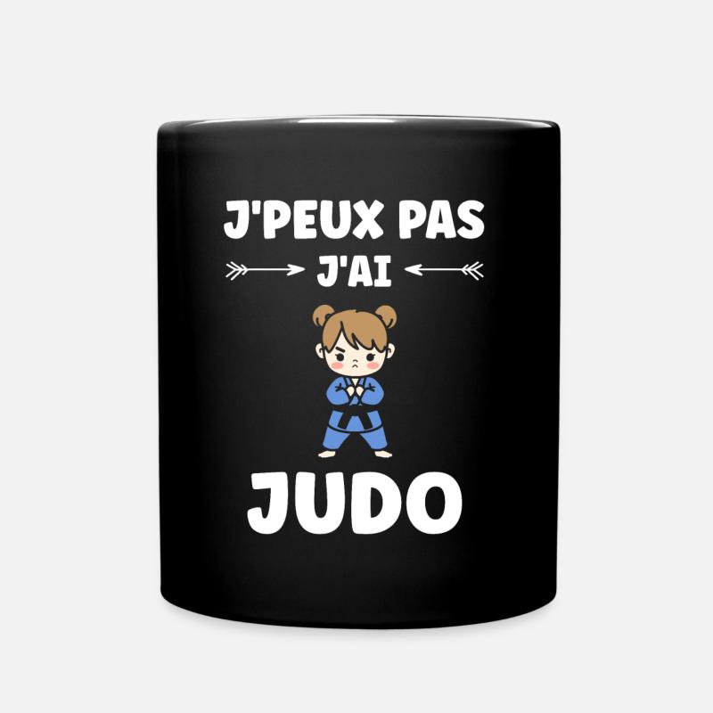 judo - Mug uni - noir