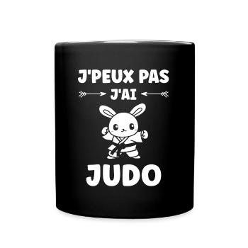 judo - Mug uni - noir - Devant