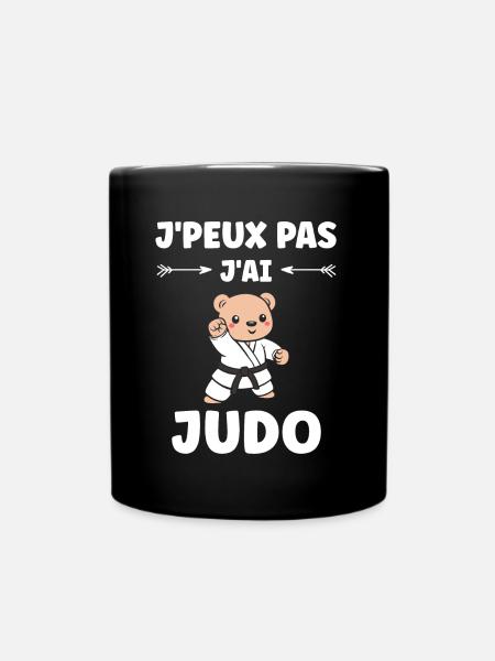 judo - Mug uni - noir