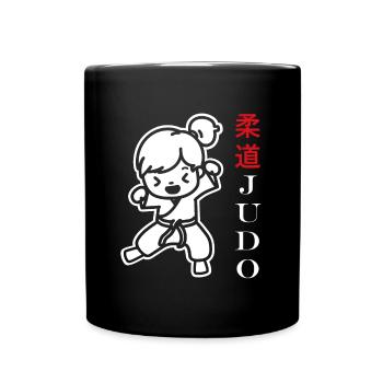 judo - Mug uni - noir - Devant