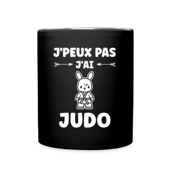 judo - Mug uni - noir - Devant