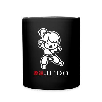 judo - Mug uni - noir - Devant