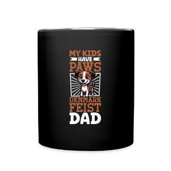 Denmark Feist Papa - Tasse einfarbig - Schwarz - Vorne