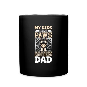 Eastern European Shepherd Dad - Full Colour Mug - black - Front