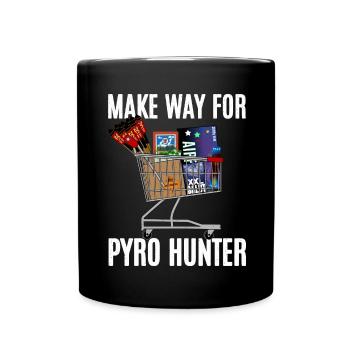 Pyro Hunter - Tasse einfarbig - Schwarz - Vorne
