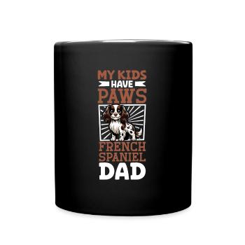 Epagneul Français Papa - Full Colour Mug - black - Front