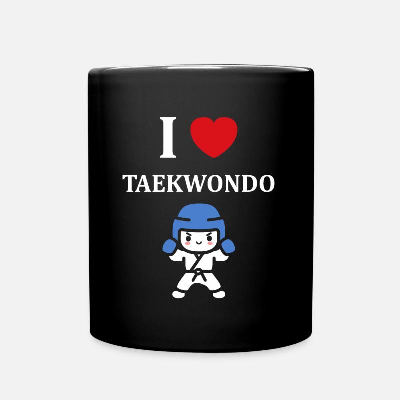 taekwondo - Mug uni - noir