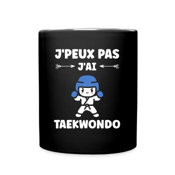 Taekwondo - Full Colour Mug - black - Front