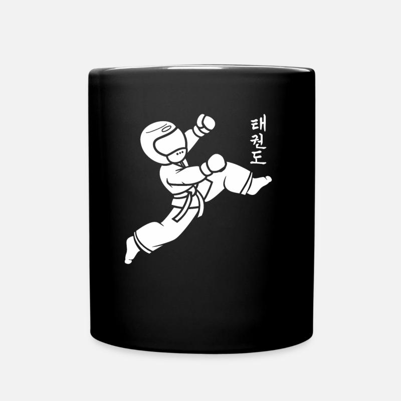taekwondo - Mug uni - noir
