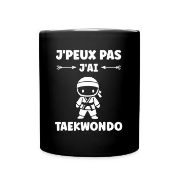 Taekwondo - Full Colour Mug - black - Front