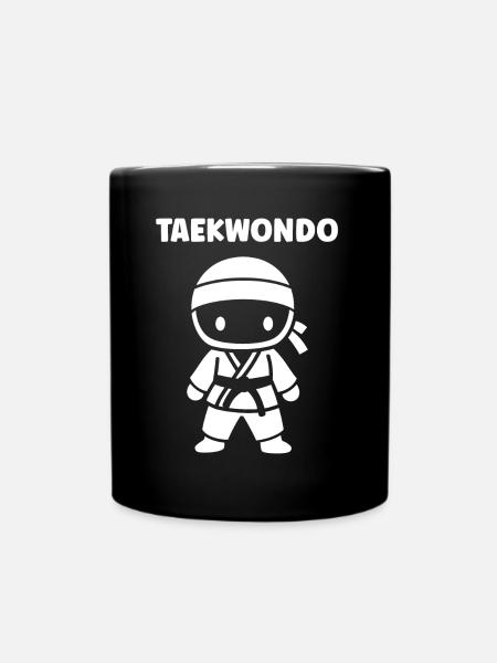 taekwondo - Mug uni - noir