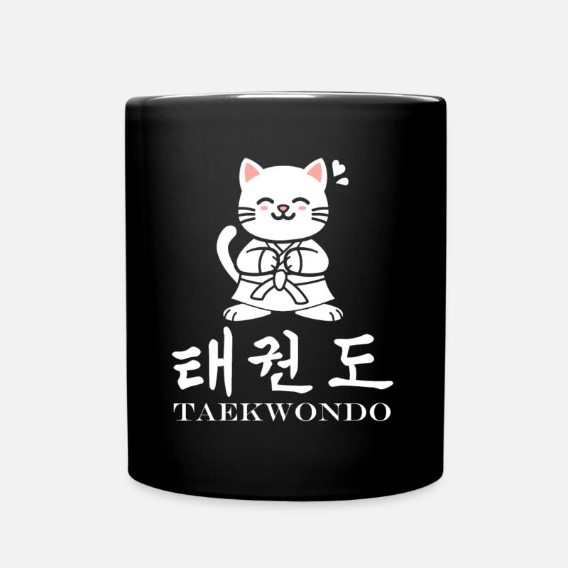 taekwondo - Mug uni - noir