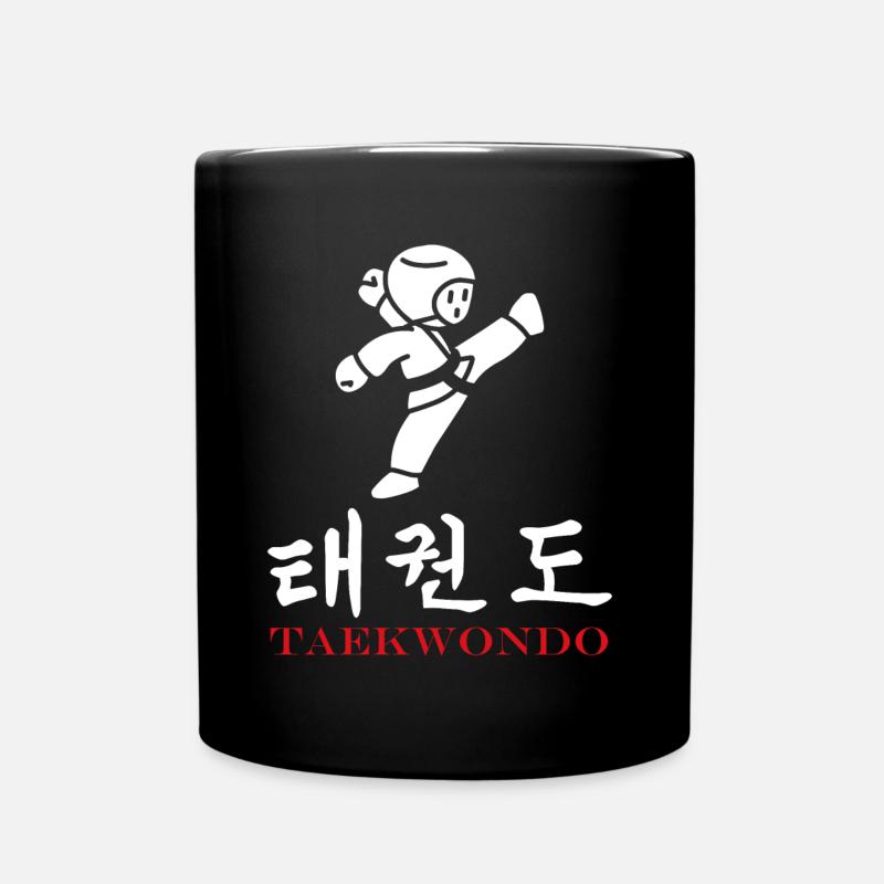 taekwondo - Mug uni - noir