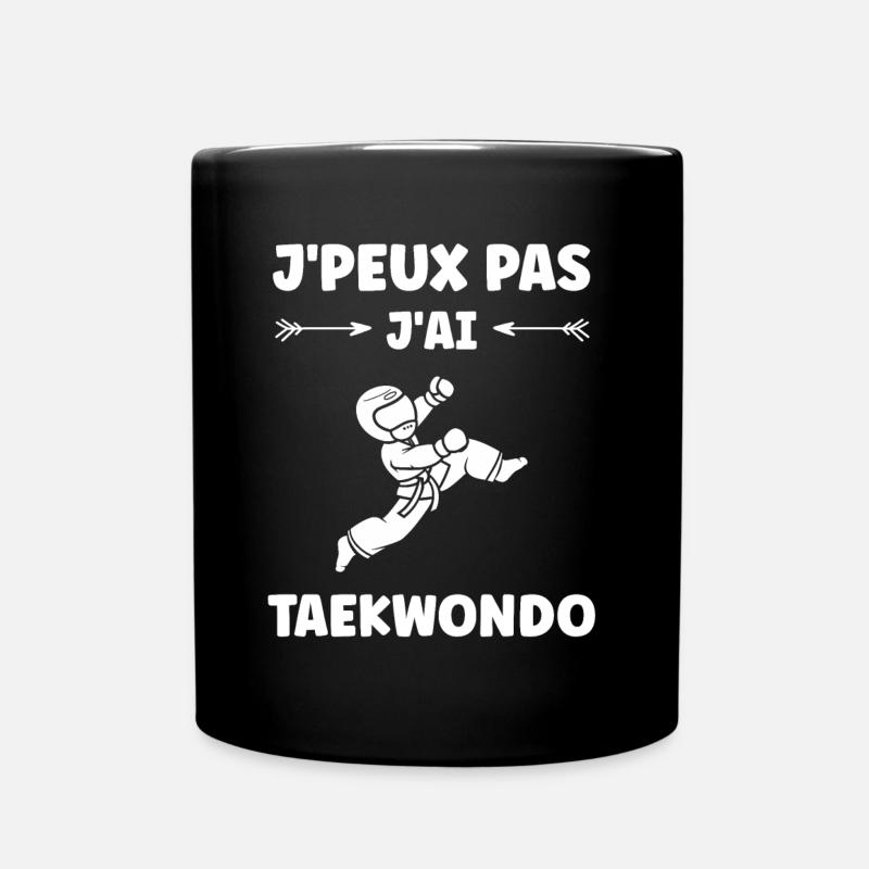 taekwondo - Mug uni - noir