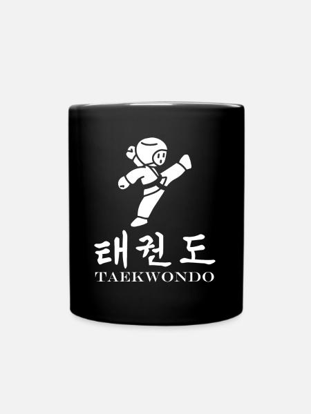 taekwondo - Mug uni - noir