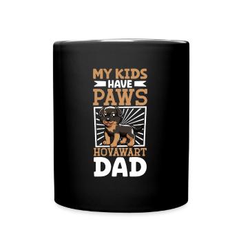 Hovawart Papa - Mug uni - noir - Devant