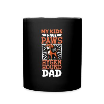 Hygenhund Papa - Mug uni - noir - Devant
