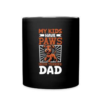 Irish Terrier Dad - Full Colour Mug - black - Front