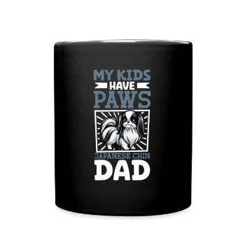 Japan Chin Papa - Full Colour Mug - black - Front