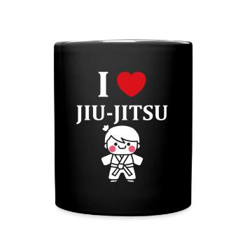 Jiu Jitsu - Full Colour Mug - black - Front