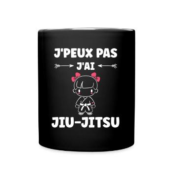 Jiu Jitsu - Full Colour Mug - black - Front
