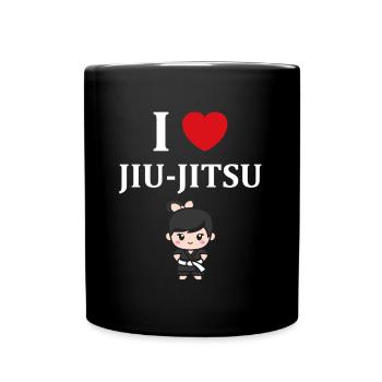 Jiu Jitsu - Full Colour Mug - black - Front