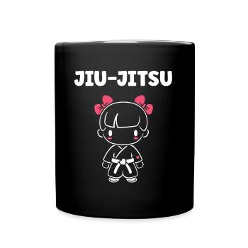 Jiu Jitsu - Tasse einfarbig - Schwarz - Vorne