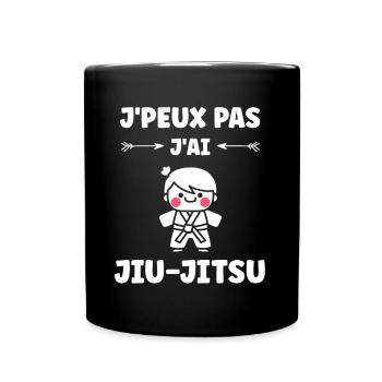 Jiu Jitsu - Full Colour Mug - black - Front