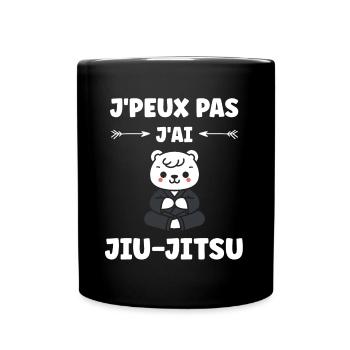 Jiu Jitsu - Full Colour Mug - black - Front