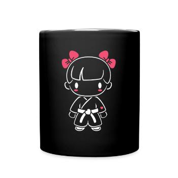 Jiu Jitsu - Full Colour Mug - black - Front