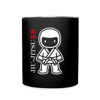 Jiu Jitsu - Full Colour Mug - black - Front