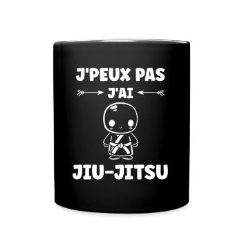 Jiu Jitsu - Full Colour Mug - black - Front