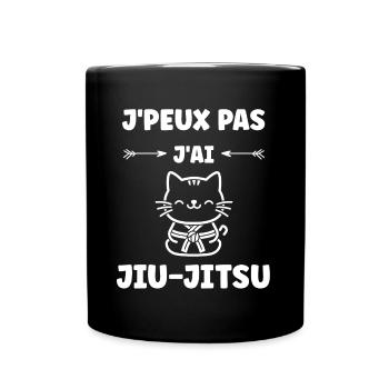 Jiu Jitsu - Full Colour Mug - black - Front