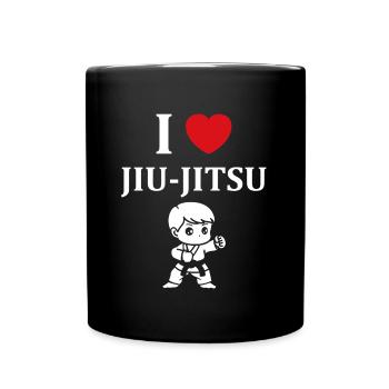 Jiu Jitsu - Full Colour Mug - black - Front