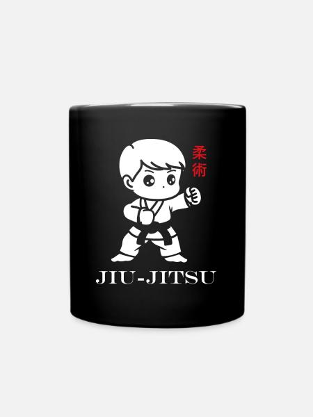 Jiu Jitsu - Tasse einfarbig - Schwarz