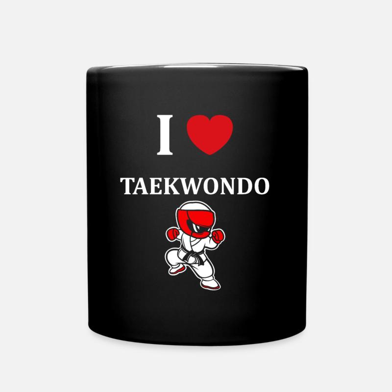 taekwondo - Mug uni - noir