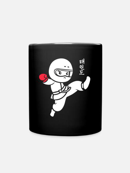 taekwondo - Mug uni - noir